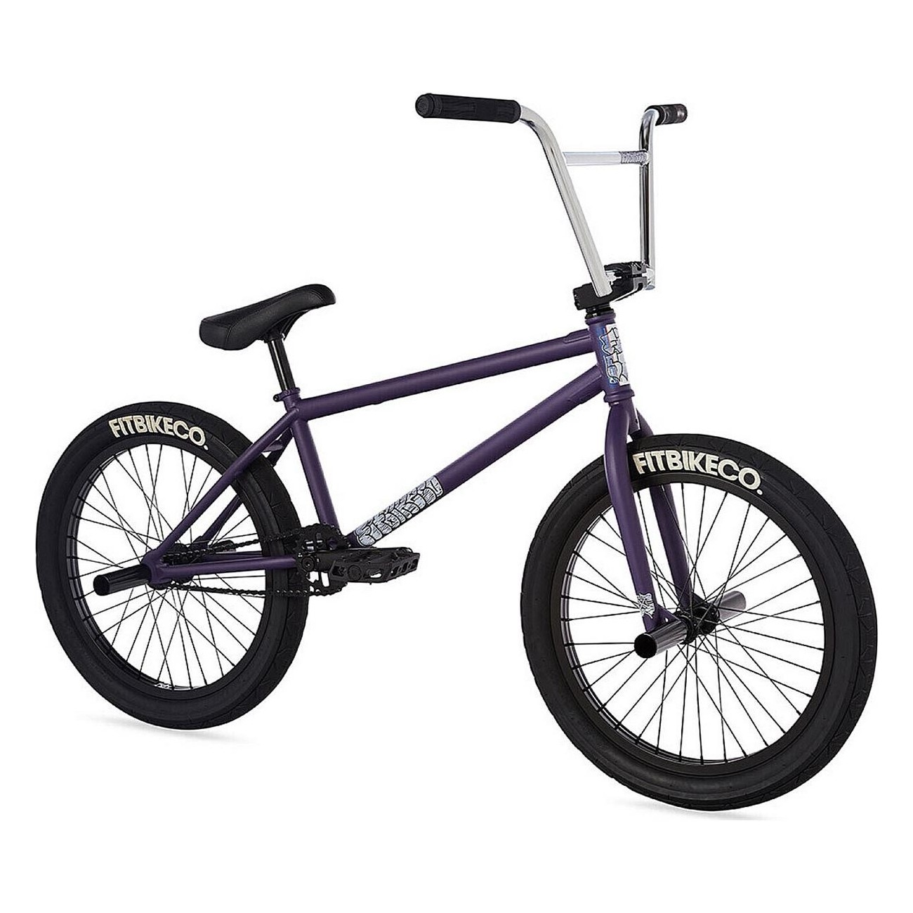 Bicicleta Morada Mate - Diseño y Rendimiento Excepcionales con Marco Medio Cro • Mo - 1