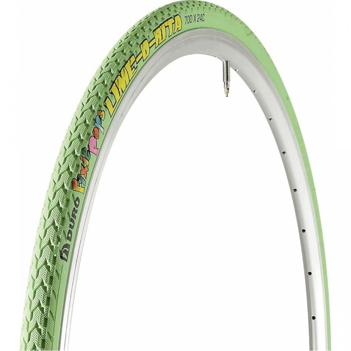 Pneu Fixie Pops 700x24 Vert ETRTO 24-622 pour Vélo Urbain - 1