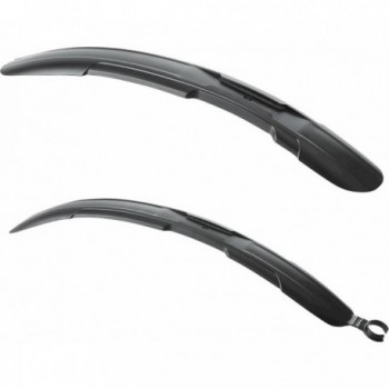 MTB Mudguards 26/28 Inches Black with Quick Release - Pair MVTEK - 1