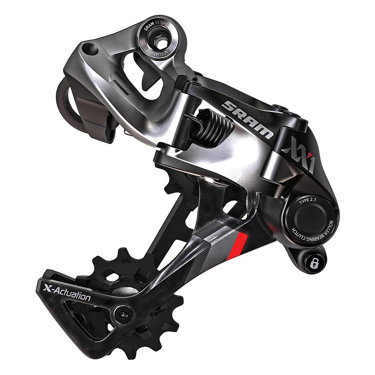 XX1 Type 2.1 Rear Derailleur 11 Speed with X Horizon Tech and Carbon Cage - 1