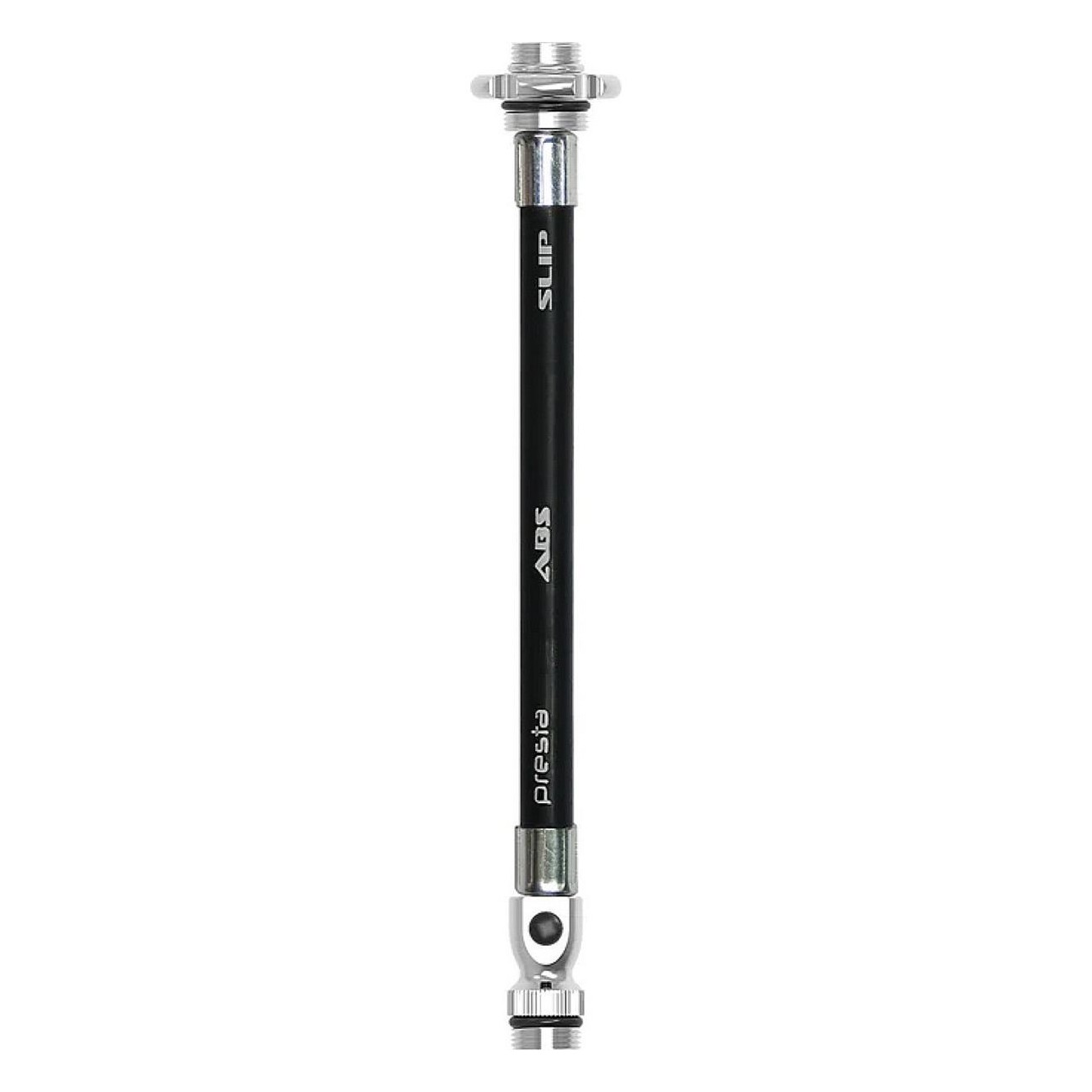 Lezyne ABS Flex Replacement Tube for Road Pumps - Presta Valve Compatible, Black/Silver - 1