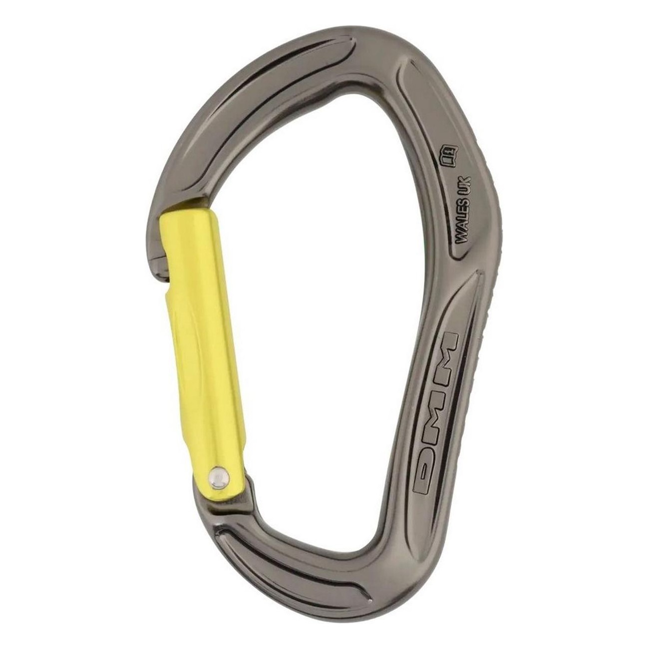 Alpha S Lime Carabiner Clip with Straight Gate, 46g - Ergonomic & Durable - 1