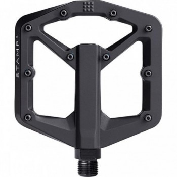 Crankbrothers Stamp 3 Small Black Flat Pedals for Offroad and Downhill - 1