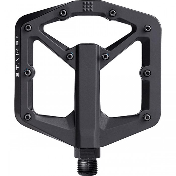 Pedales Flat Crankbrothers Stamp 3 Pequeño Negro para Offroad y Downhill - 1