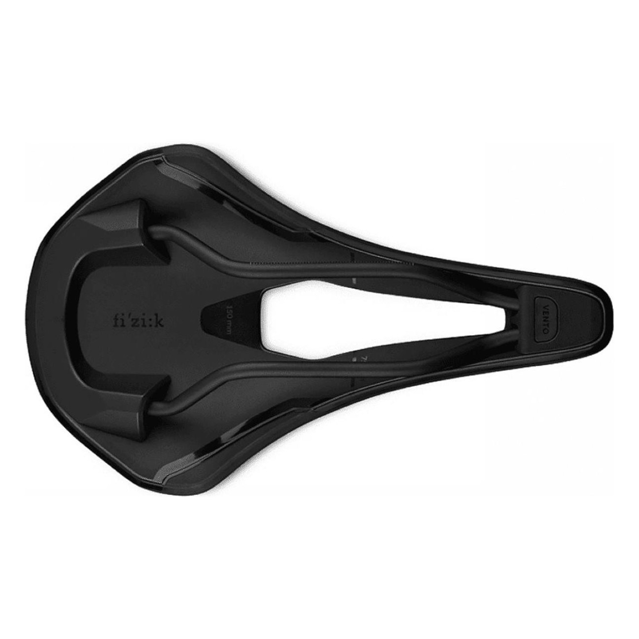 Sella Vento Argo R5 Nera 265x150 mm per Bici da Corsa - Design a Naso Corto e Supporto Ischiatico - 5 - Selle - 8021890486530