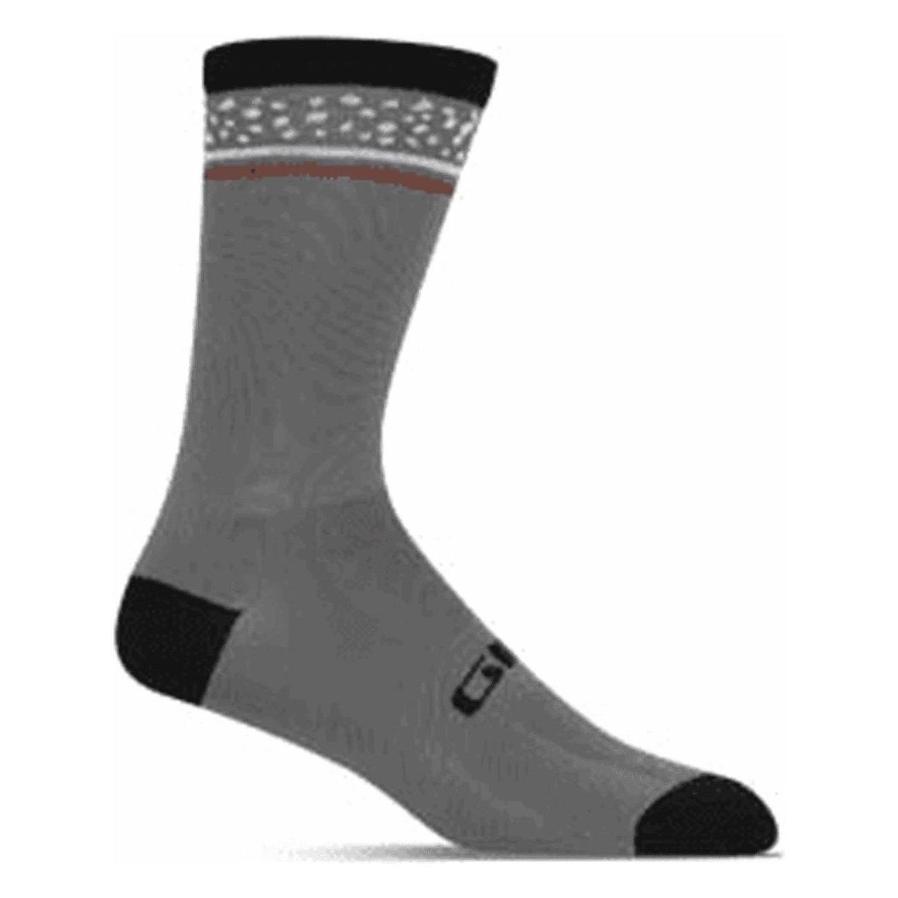 Chaussettes Comp Racer High Rise Gris/Noir - Taille 46-50, Design Moderne et Confort - 1