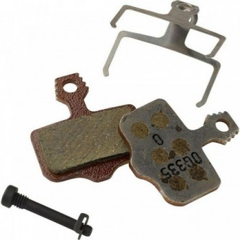 Organic Disc Brake Pads with Aluminum Support - Quiet and Lightweight - Compatible with Elixir, Avid DB, SRAM X - 1