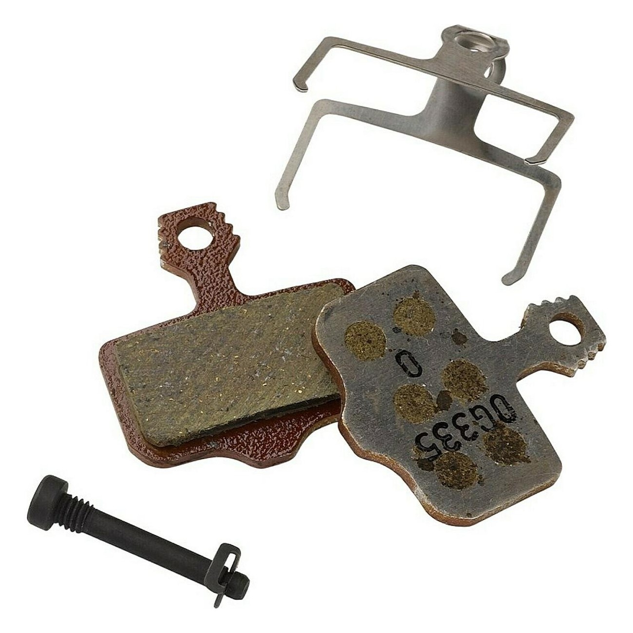 Organic Disc Brake Pads with Aluminum Support - Quiet and Lightweight - Compatible with Elixir, Avid DB, SRAM X - 1