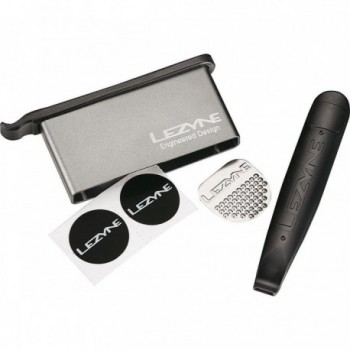 Lezyne Alloy Tire Repair Kit with Levers, Patches and Accessories - Gray - 1