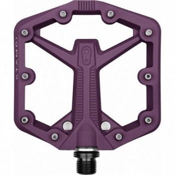 Crankbrothers Stamp 1 Small Gen 2 Flat Pedals Purple for Freeride, Enduro, Downhill - 1