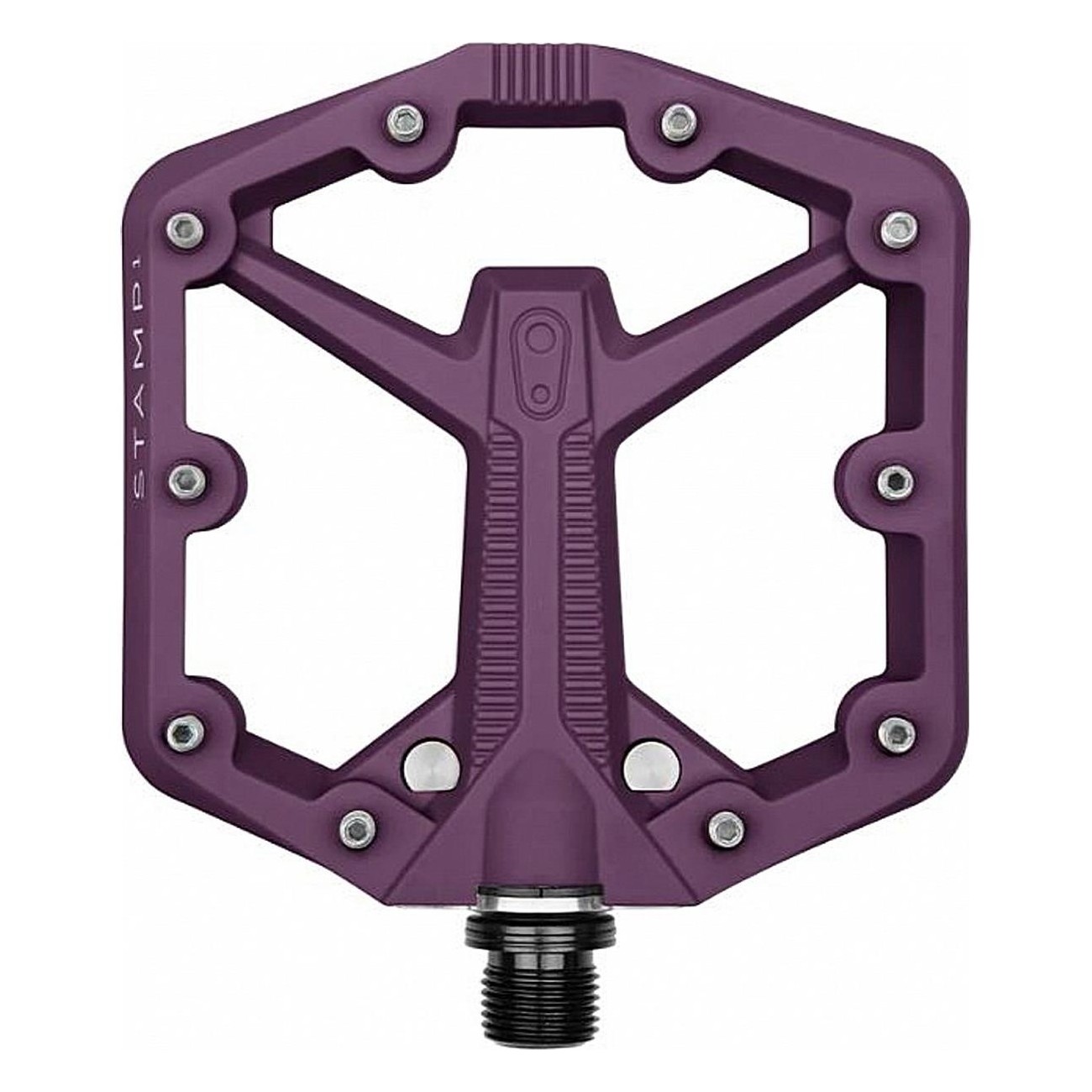 Crankbrothers Stamp 1 Small Gen 2 Flat Pedals Purple for Freeride, Enduro, Downhill - 1