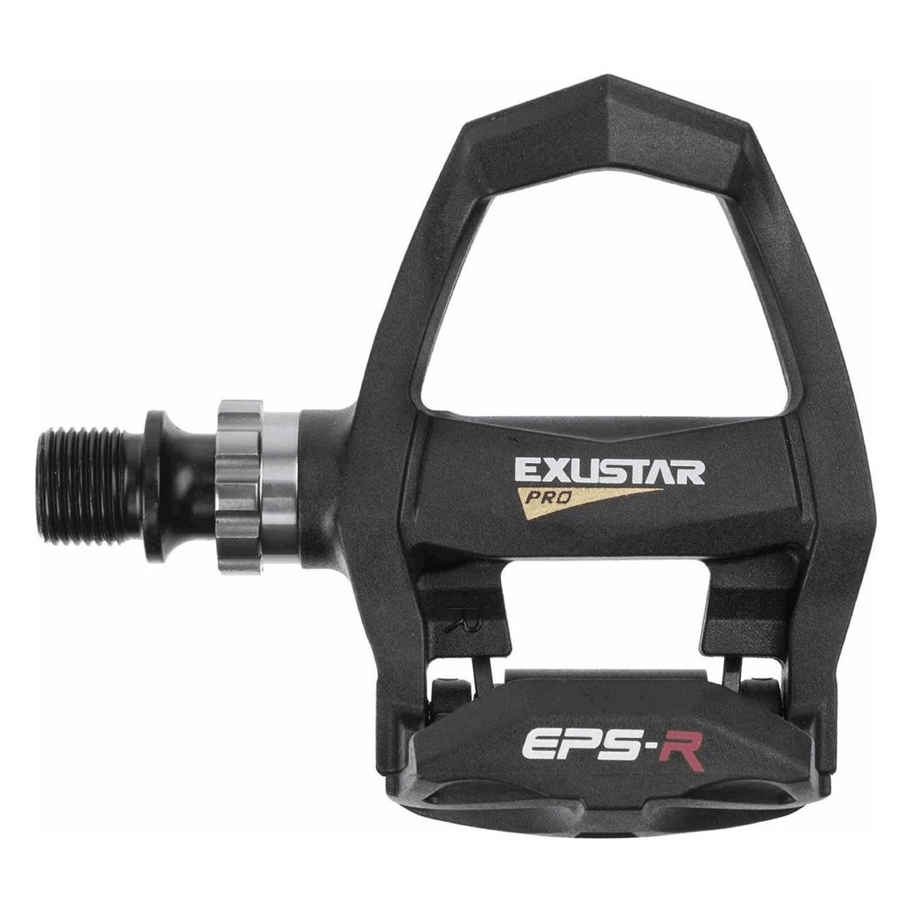 Pedal E-PR200 Corsa 86x99mm Negro Compatible KEO Exustar, Ligero y Resistente - 1