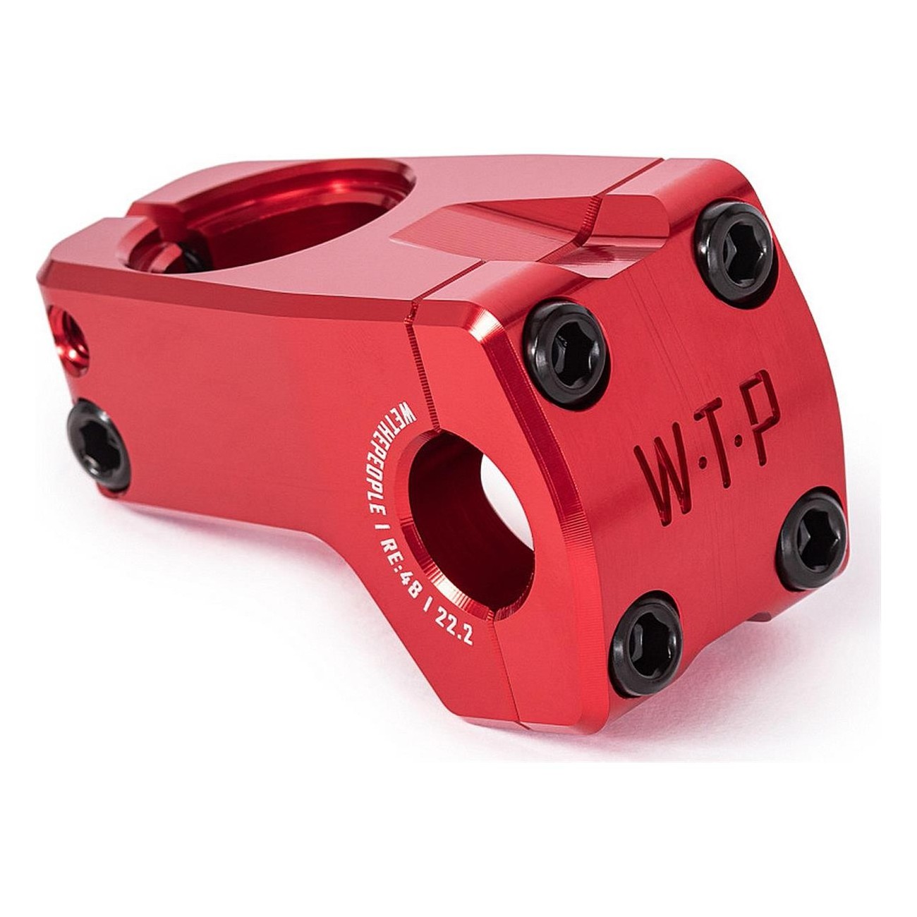 Stelo Logico Wethepeople Rosso - Caricamento Frontale, Morsetto 25,4 mm, Lunghezza 48 mm - 1 - Attacchi manubrio - 4055822502566