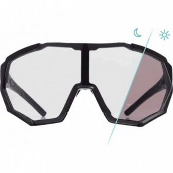 Lunettes de cyclisme Pioneer 10 noires avec verres photochromiques Erredi - 3