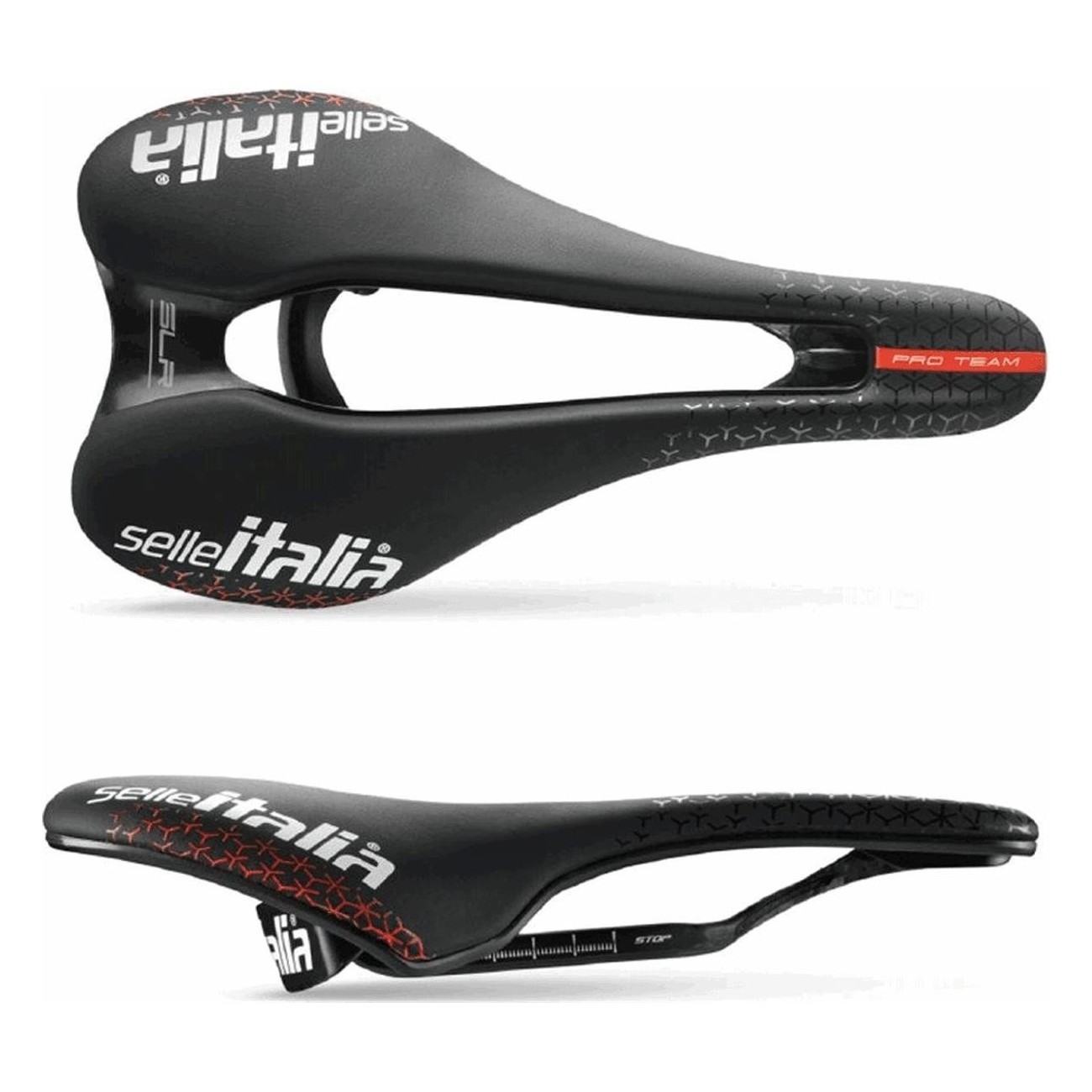 SLR Boost Pro Team Superflow Saddle 135x248mm Black, 130g, CarbonKeramic - 1