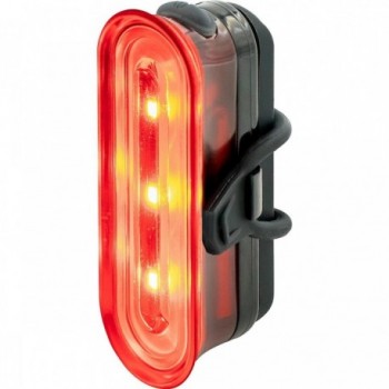 Luz Trasera LH9 para Bicicleta con LED Cree, Certificación STVZO, Negro - 2