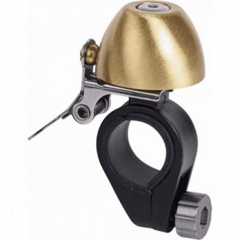 Zefal Fahrradglocke aus Messing Gold, Klassischer Stil, 22-25,4 mm - 1