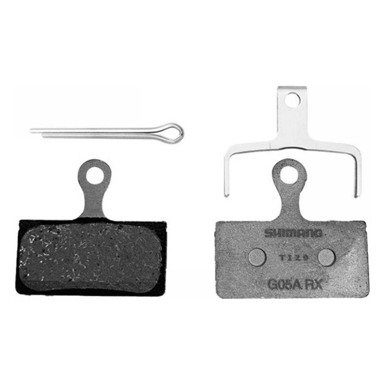 Shimano G05A Resin Brake Pads Compatible with XTR, XT, SLX, Alfine - 1