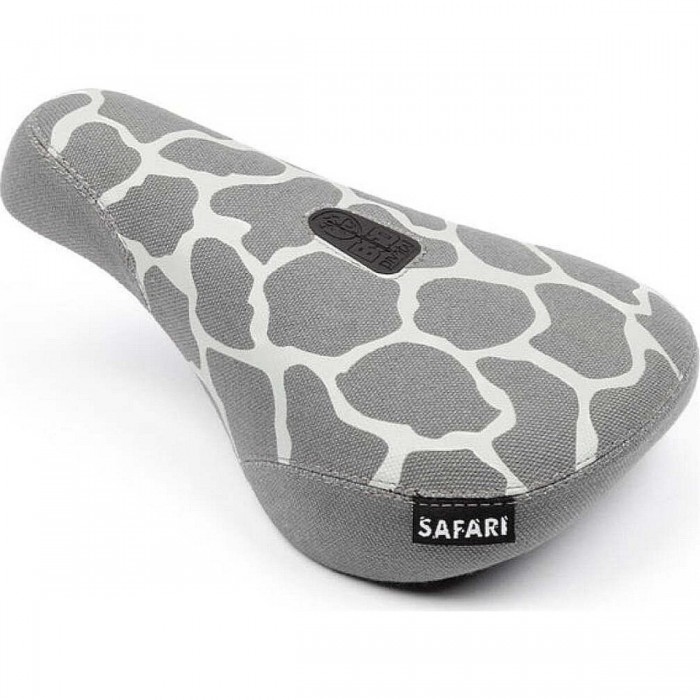 Selle Safari Pivotal Fat Gris/Blanc avec Motif Girafe - Signature de Reed Stark - 1