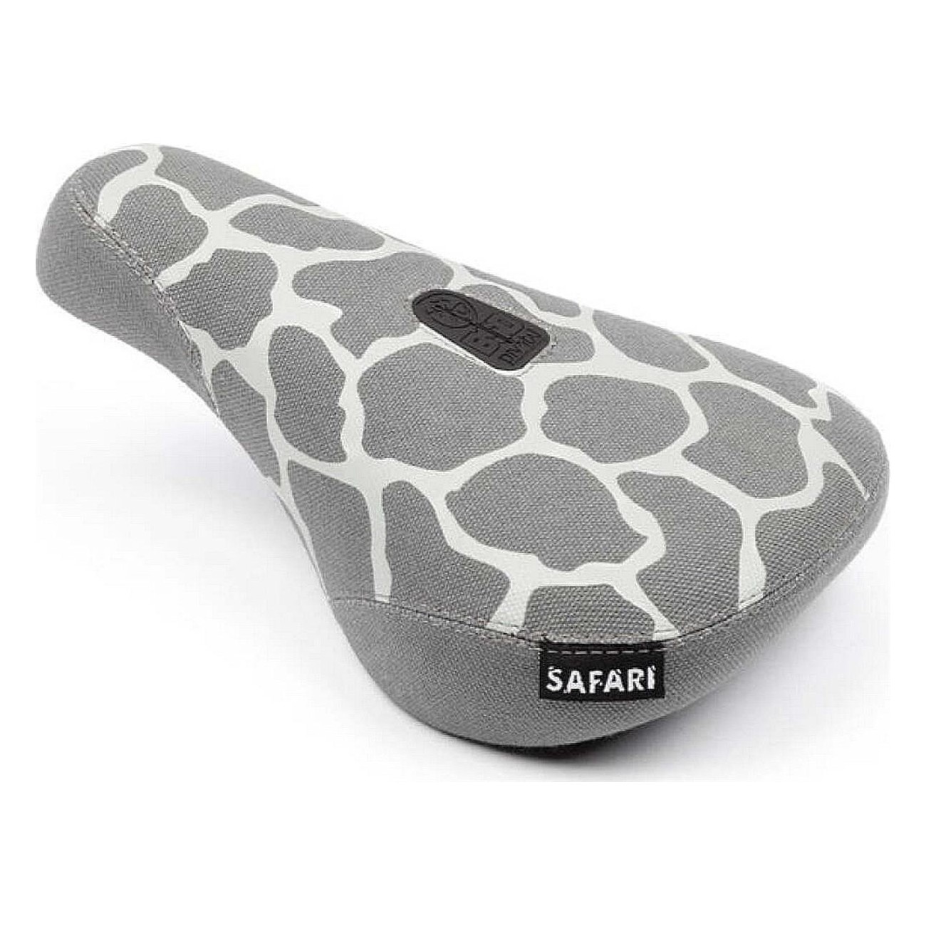 Selle Safari Pivotal Fat Gris/Blanc avec Motif Girafe - Signature de Reed Stark - 1