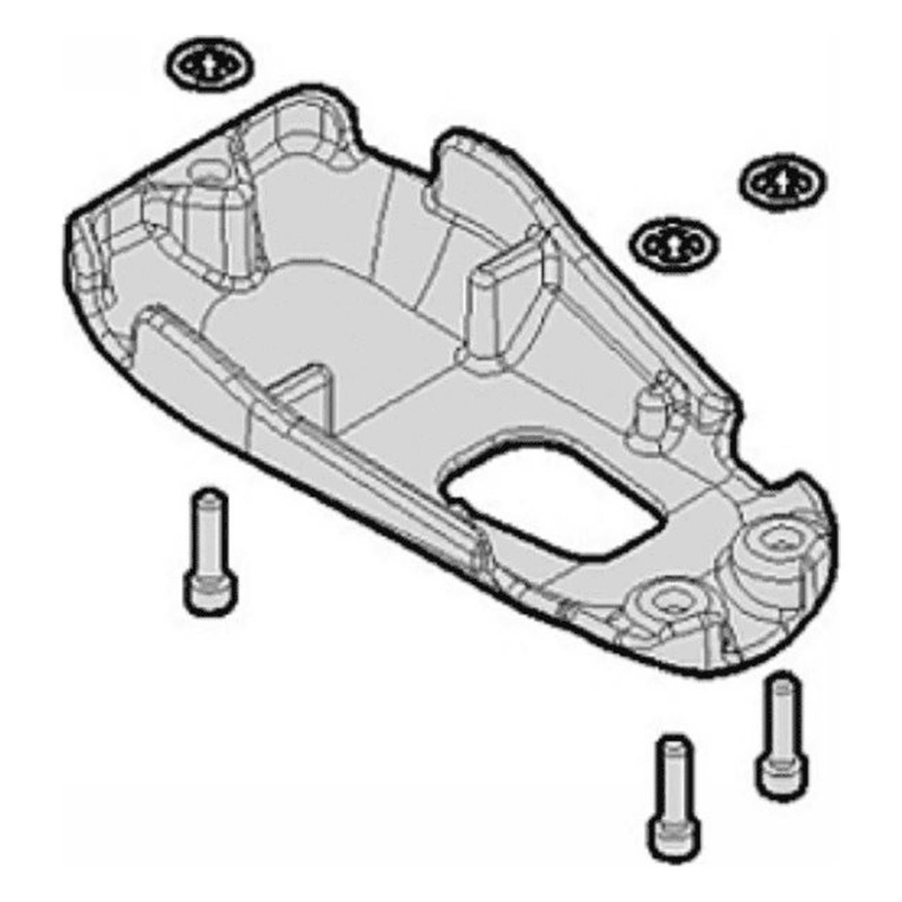 Di2 EPS Control Unit Housing Cover for Vision Metron 5D Handlebar with Screws E0631 - 1