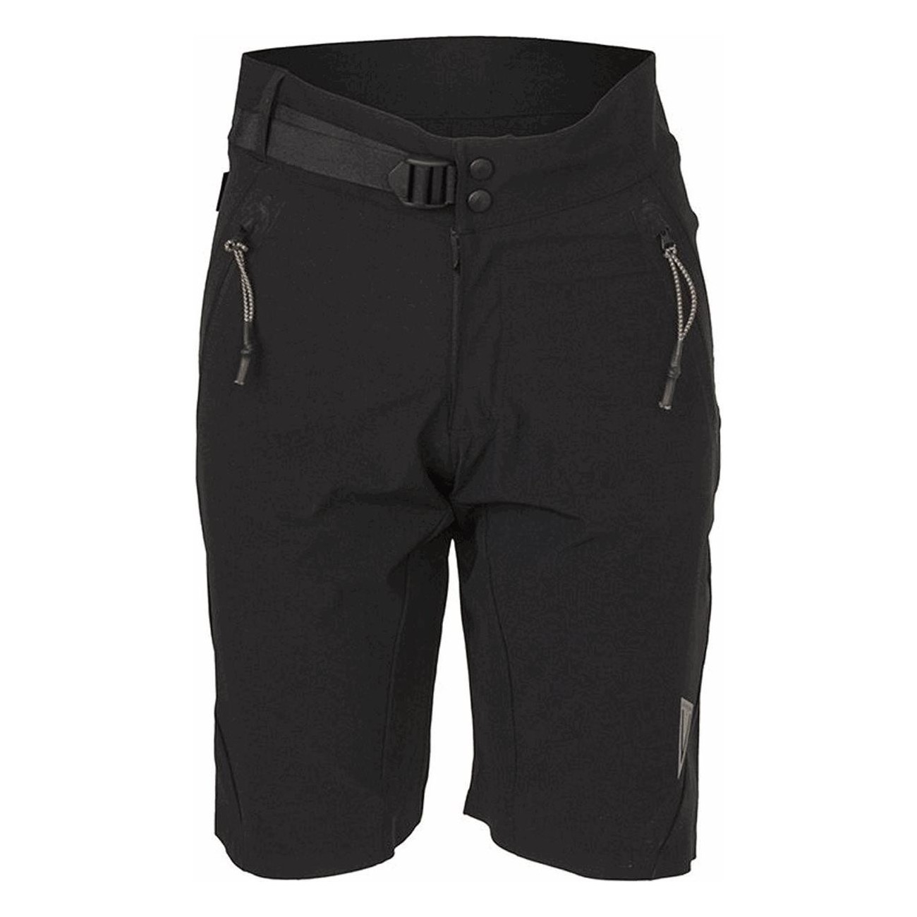 Pantalones cortos MTB Mujer Venture Negro S - Transpirables y Elásticos - 1