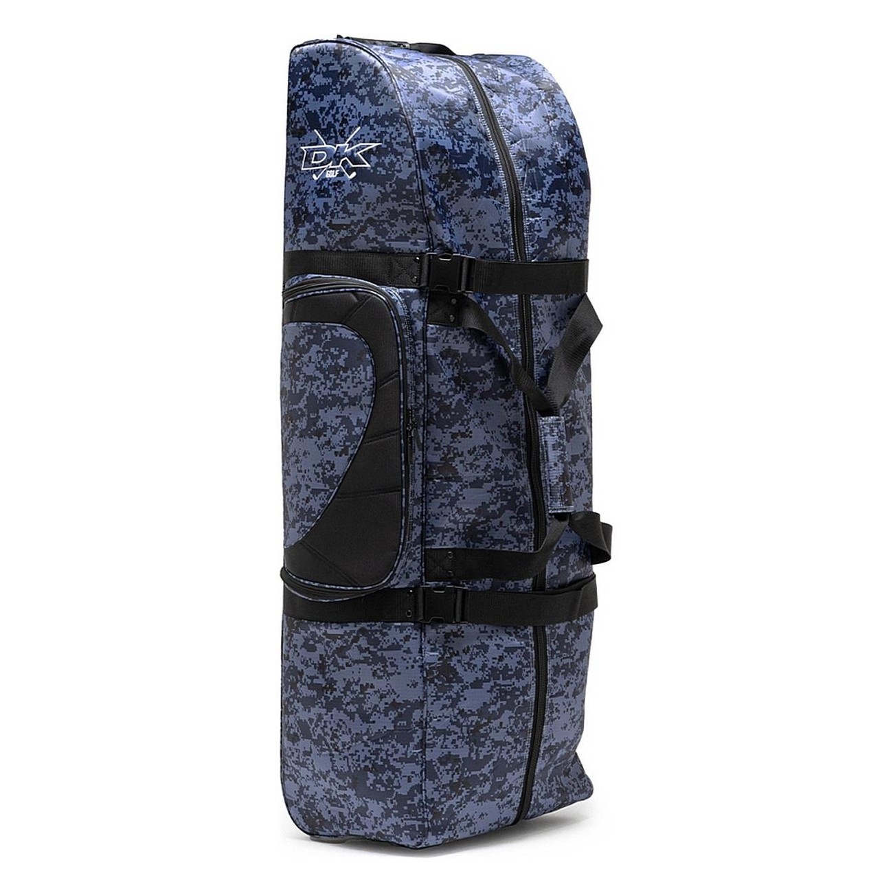 DK Digi Camo Travel Bag for Golf Bikes with Wheels and Padded Pockets - 1