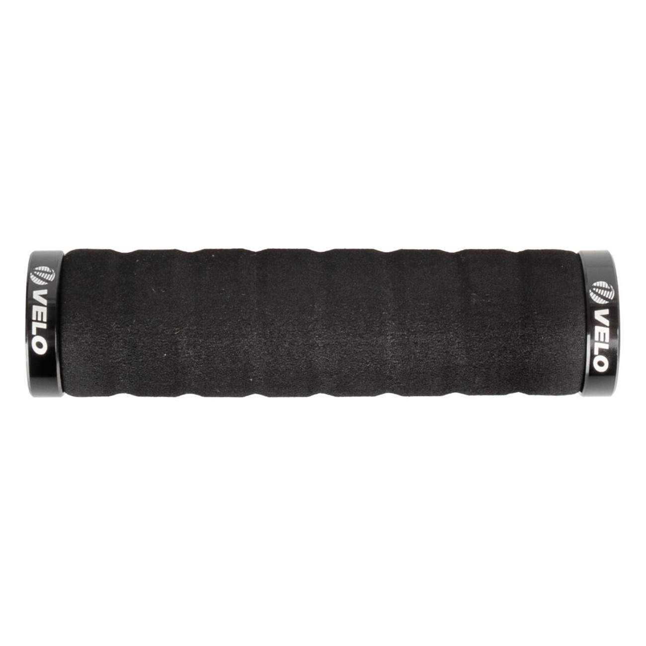 Velo Light D3 Bike Grips in Black Foam, 76g, 130mm - Comfort & Shock Absorption - 1