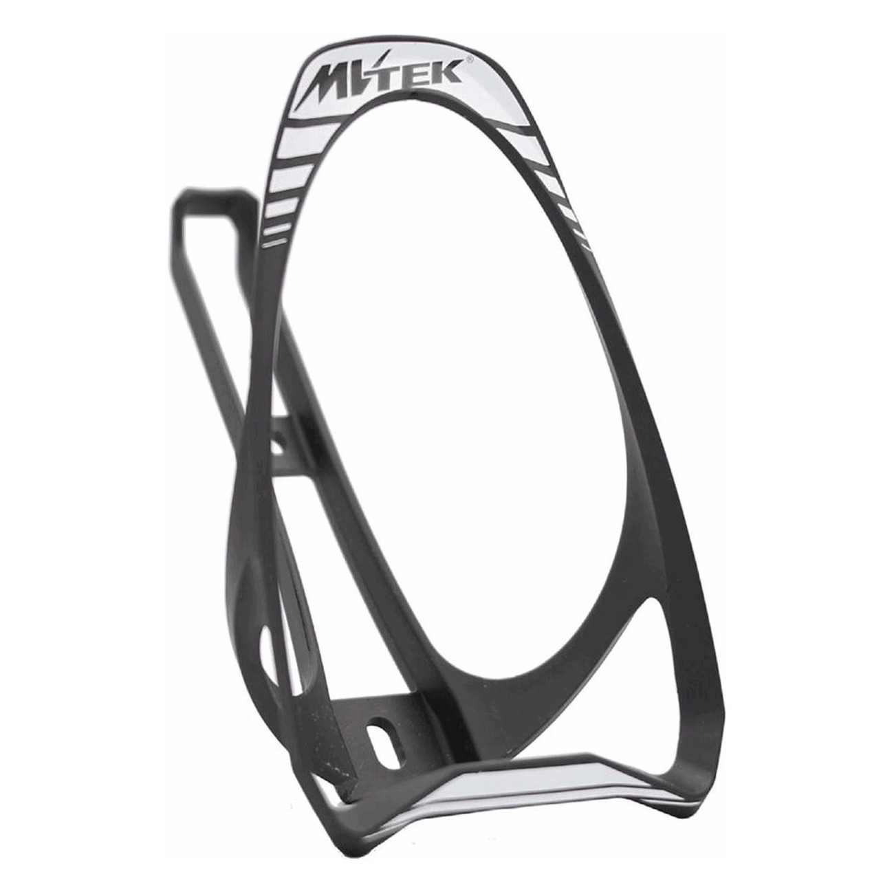  Porte-bidon MVTEK Predator Ultralight 19g en Nylon et Carbone, Noir/Blanc  - 1