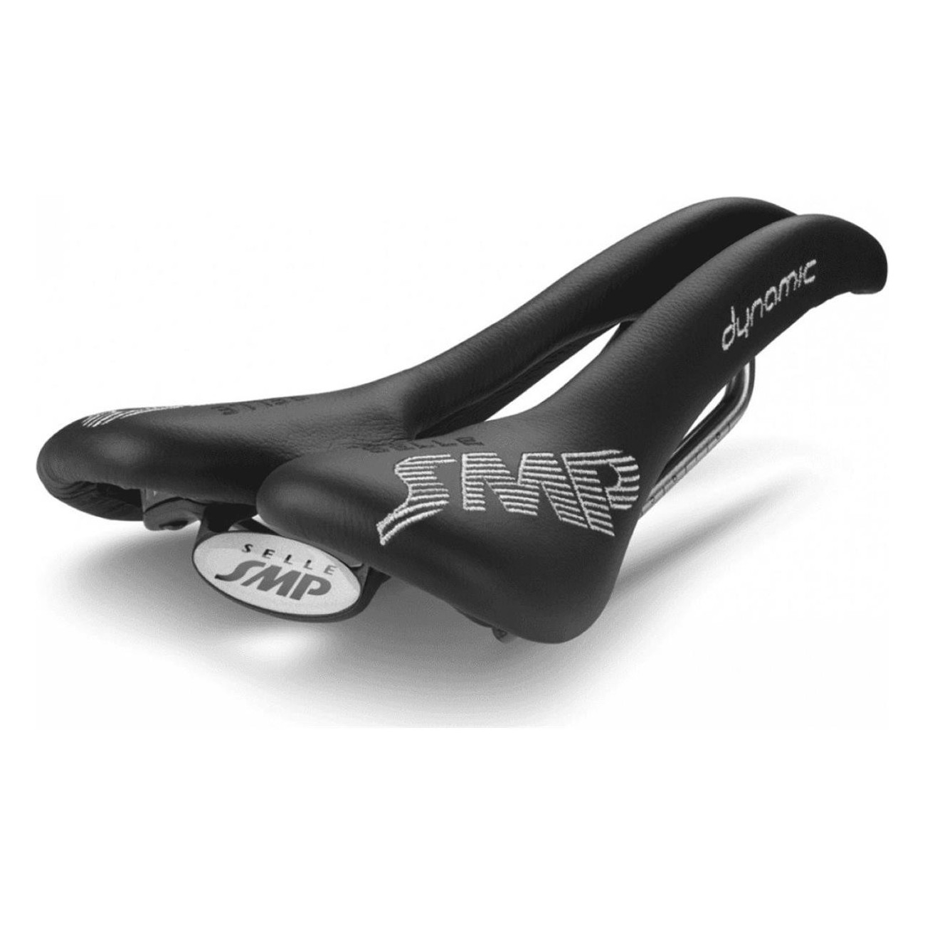 Selle Dynamic Noir 2018 en Cuir pour VTT, Route et Gravel 138x274 mm, 290g - 1