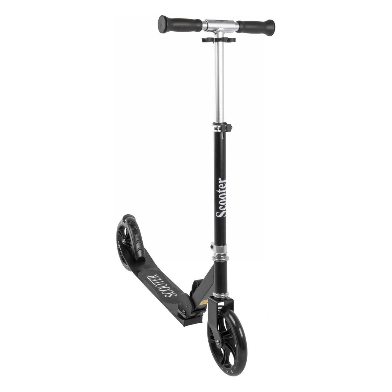 Trottinette Pliable Argent pour Adultes et Enfants, Roues 200mm, Jusqu'à 100kg - 1