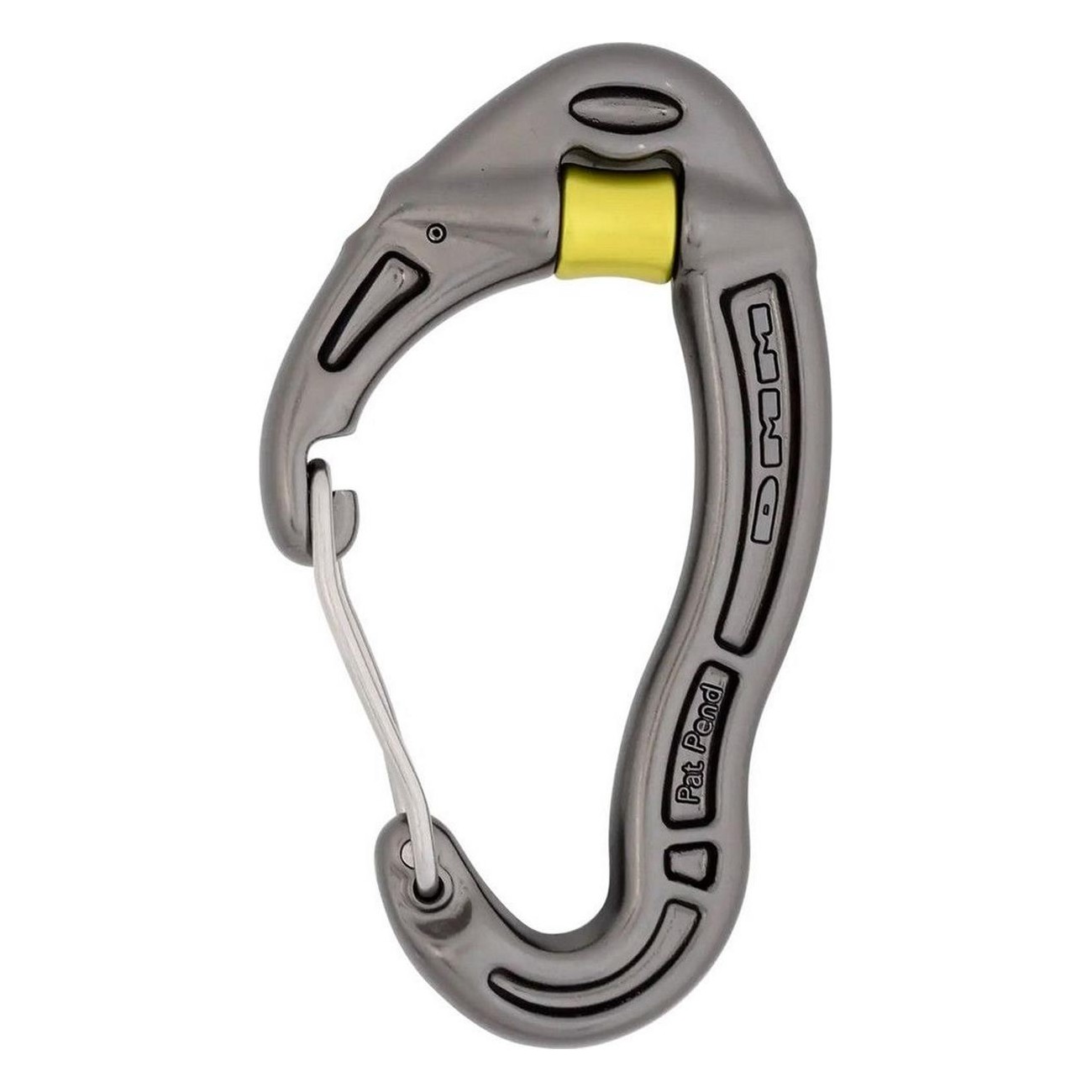 Matte Grey Revolver Wiregate Carabiner with Integrated Pulley - 51g - 2