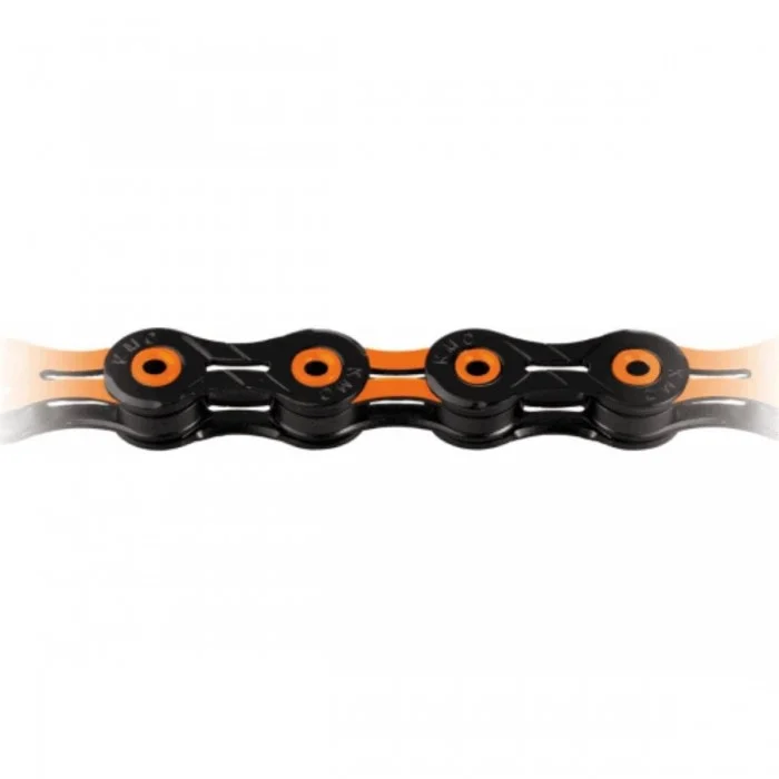 11-Speed X11SL DLC Black-Orange Chain 118 Links with MissingLink - 1