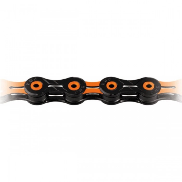 11v Kette X11SL DLC Schwarz-Orange 118 Glieder mit MissingLink - Perfekte Schaltleistung - 1