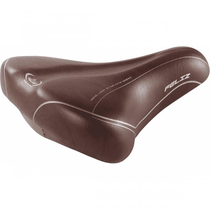 Selle Citybike Marron en Skay 260x120 mm, 380g - Confort et Style - 1