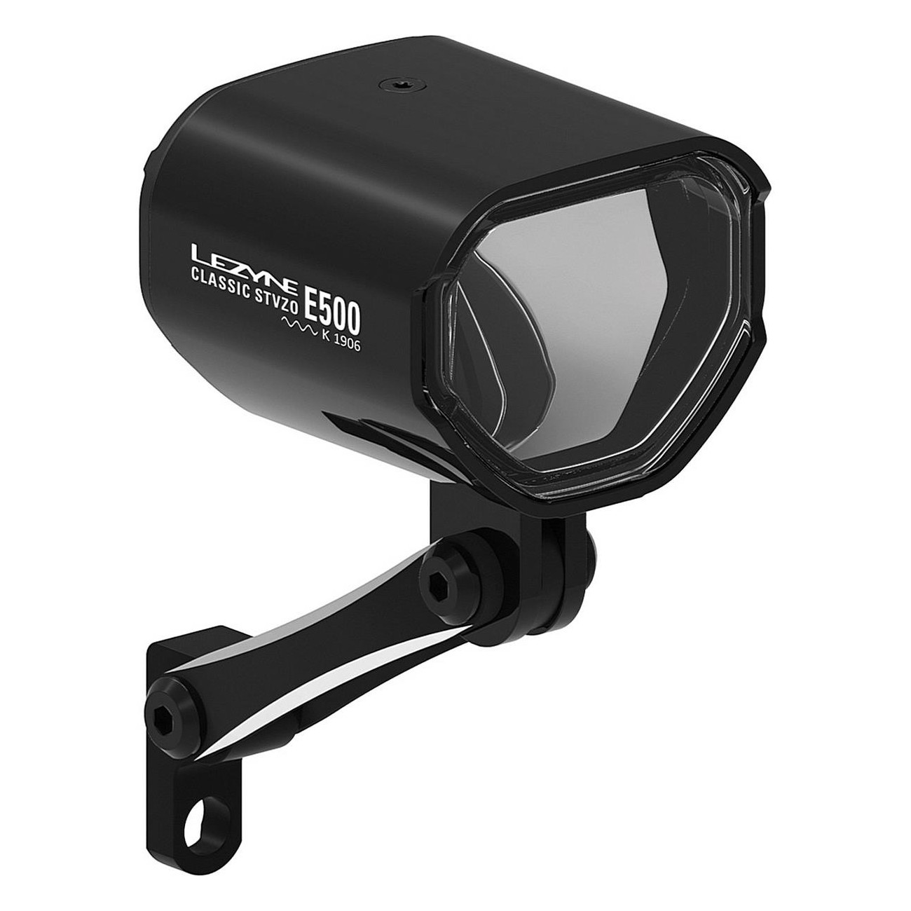 Lezyne Classic STVZO E500 Bike Light 500 Lumen, Black, Aluminum, E-bike Compatible - 2