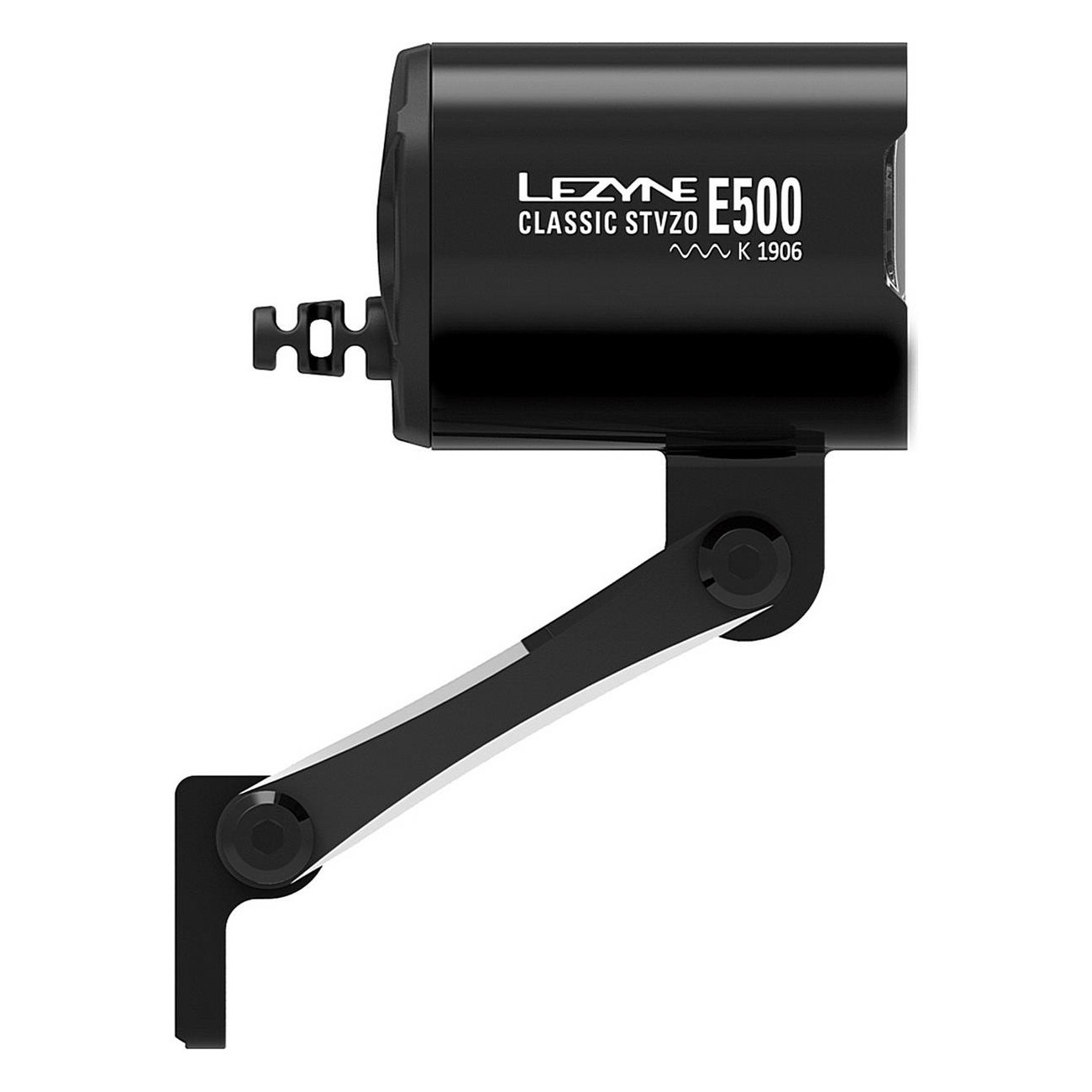 Lezyne Classic STVZO E500 Bike Light 500 Lumen, Black, Aluminum, E-bike Compatible - 3