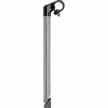 Soporte de Manillar Negro de Aluminio y Acero Inox 1' 22.2/25.4 mm, Certificado EN 14764 - 1