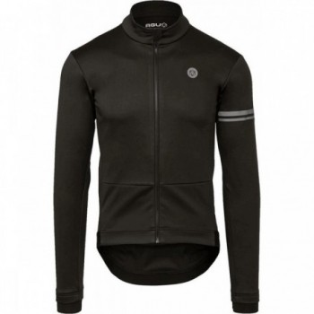 Veste d'Hiver Sport Homme Noir S - Polyester Imperméable et Coupe-Vent avec Poches AGU - 1