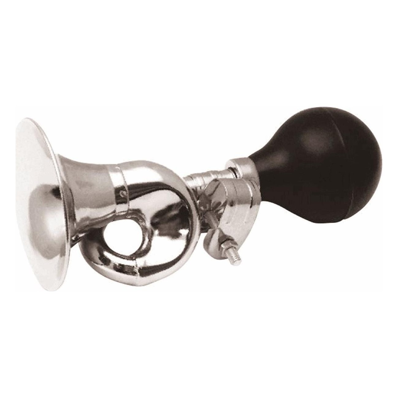 Chromed Horn Trumpet 22mm with Handlebar Mount for Bicycle MVTEK - 1