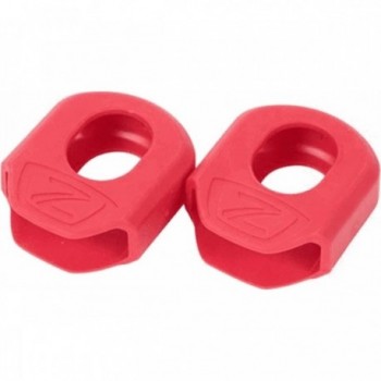 Protections de manivelle Crank Armor XL rouges en thermoplastique pour vélos - 1