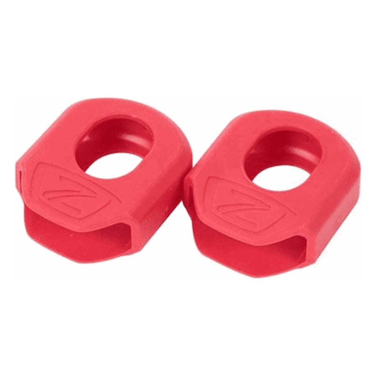 Protections de manivelle Crank Armor XL rouges en thermoplastique pour vélos - 1