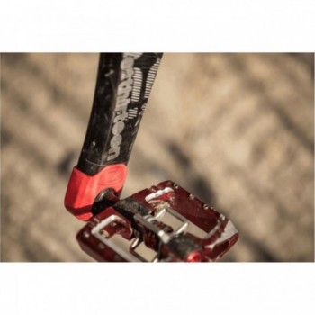 Protezioni Pedivelle Crank Armor XL Rosse in Termoplastica per Biciclette - 4 - Protezioni varie - 3420582622013