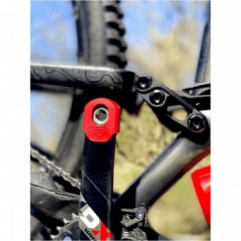 Crank Armor XL Rote Pedalenschutz aus Thermoplastik für Fahrräder - 5