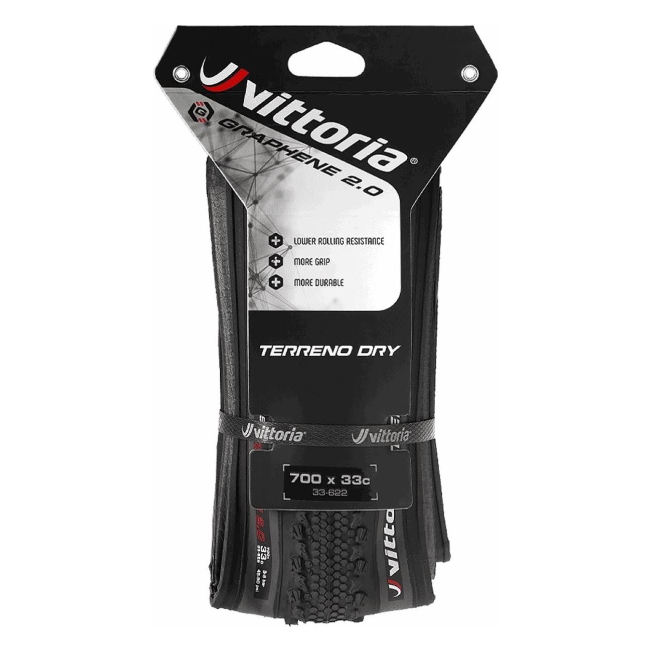 Cubierta Plegable 28' 700x45 Terreno Dry Graphene 2.0 TNT para Gravel - 3