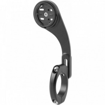 M-Wave Black Aluminum Handlebar Mount for Garmin Edge & Forerunner, 22.2-31.8 mm - 1