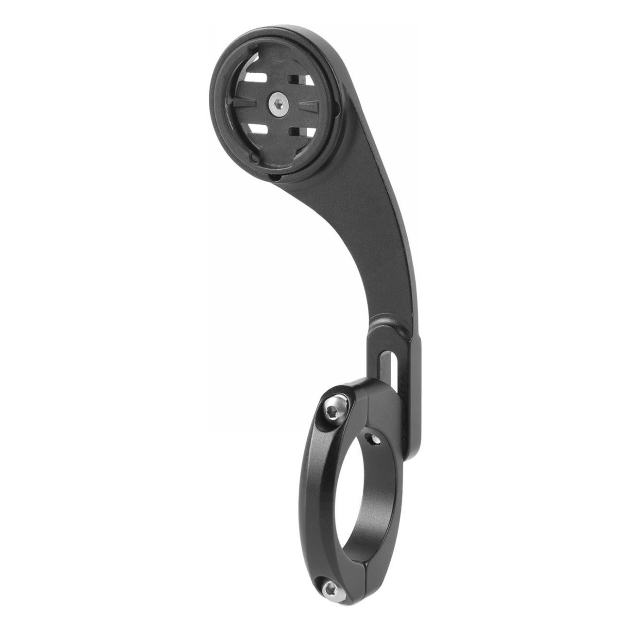 M-Wave Black Aluminum Handlebar Mount for Garmin Edge & Forerunner, 22.2-31.8 mm - 1