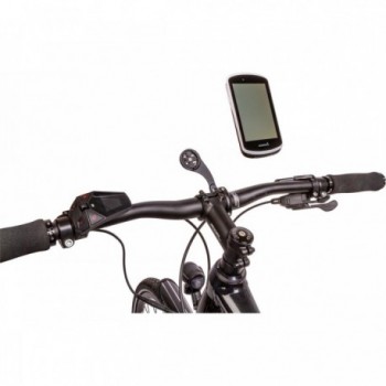 M-Wave Black Aluminum Handlebar Mount for Garmin Edge & Forerunner, 22.2-31.8 mm - 2