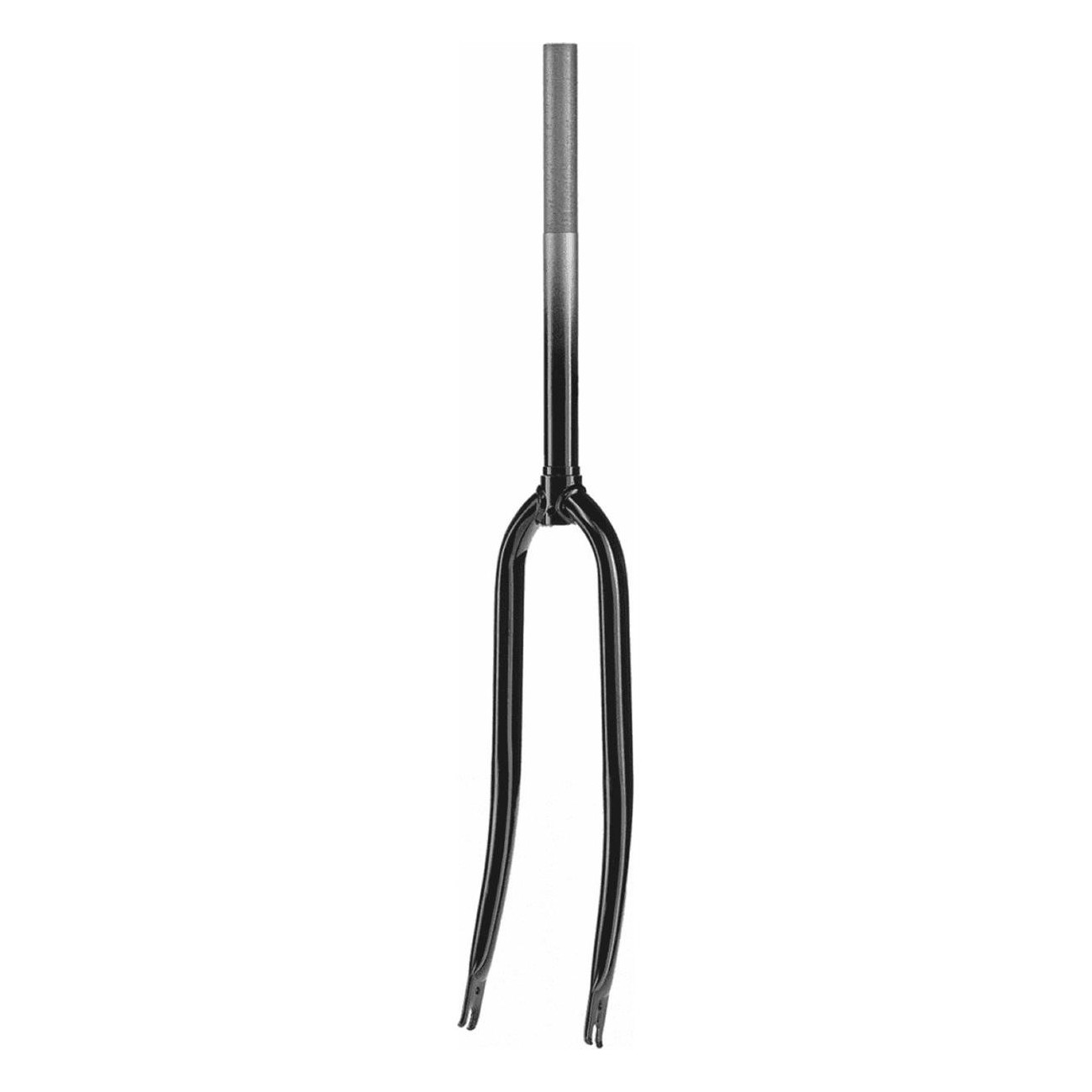 Fourche Olanda 26' en Acier Noir Rigide Ø22mm L305mm pour Vélo - 1