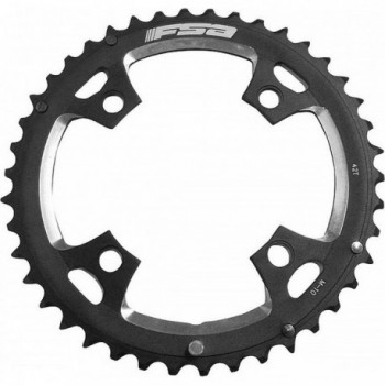 Corona MTB 42T 10V Shimano, 104mm BCD, 4 Agujeros, Negro, Aluminio - 1